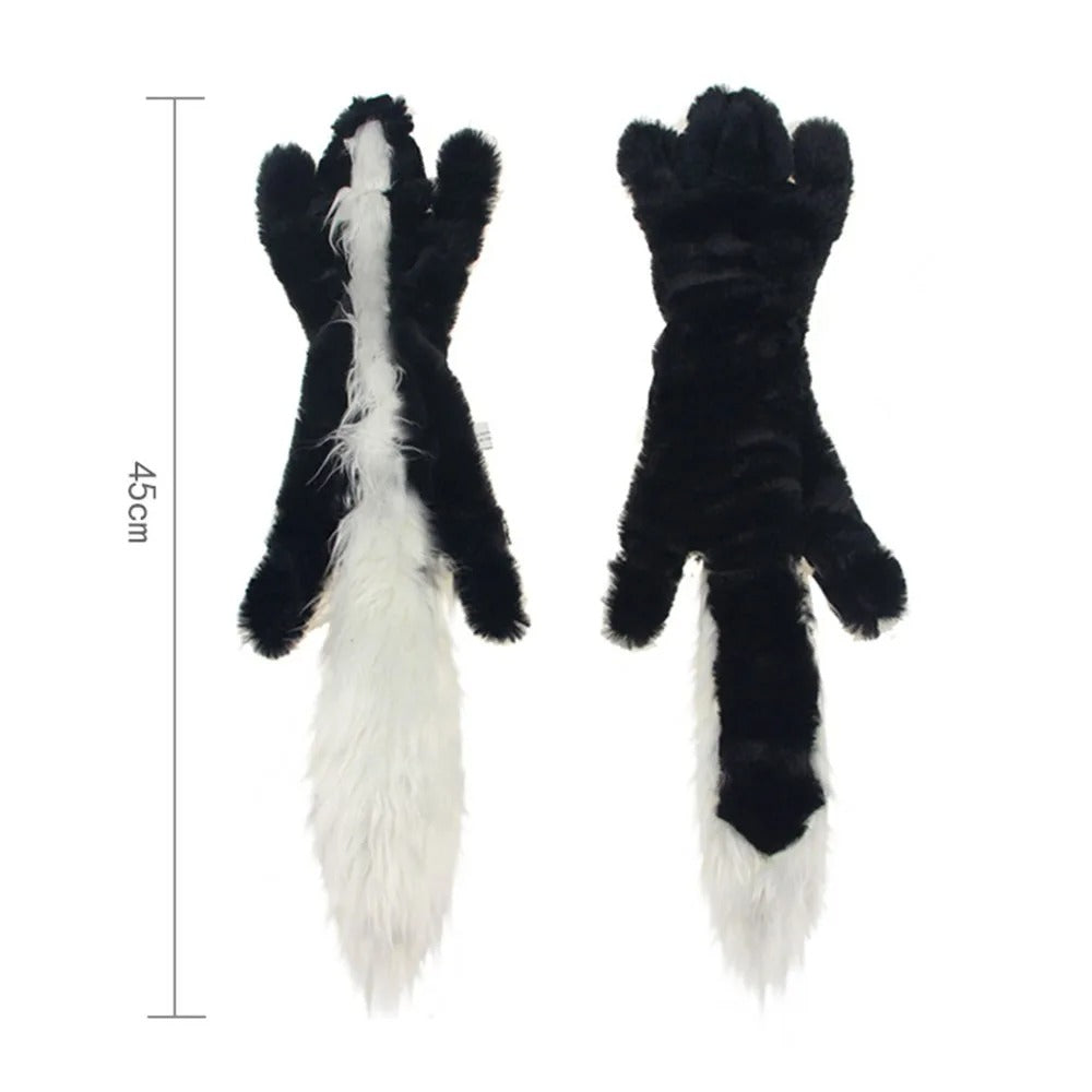 Funny Durable Animal No Stuffing Dog Toy with Squeakers
