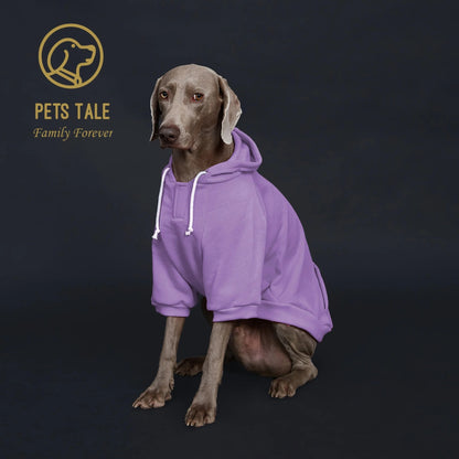Solid Color Dog Hoodie with Pocket