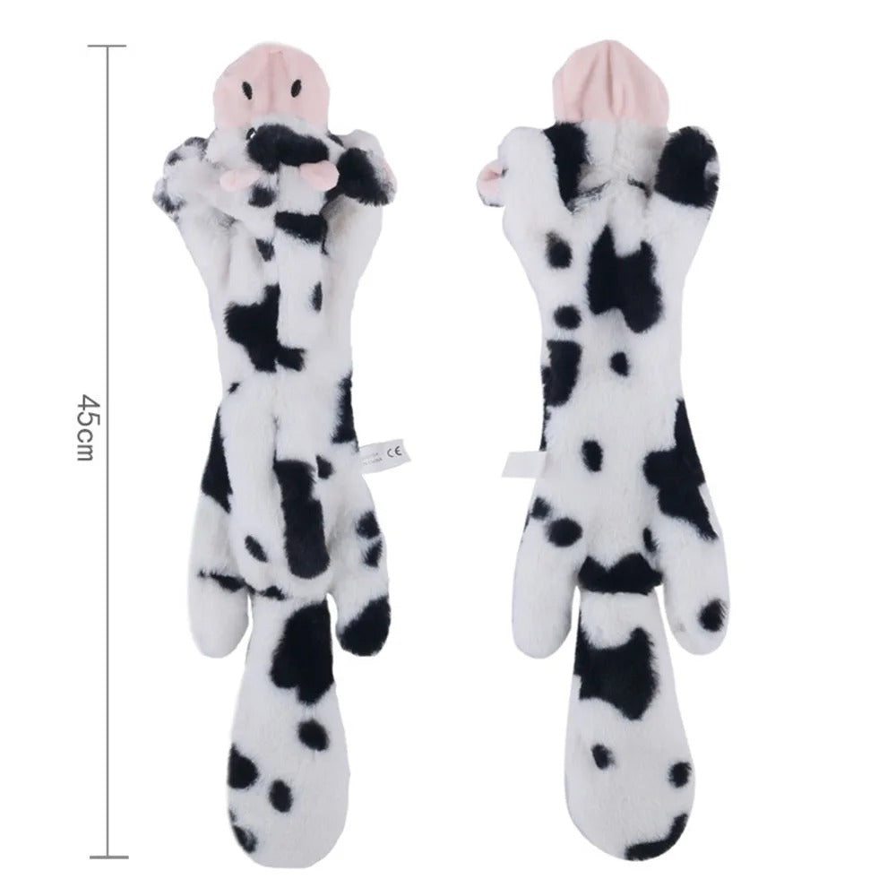 Funny Durable Animal No Stuffing Dog Toy with Squeakers