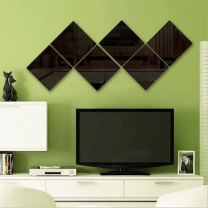 Self-adhesive 3D Square Acrylic Mirror 30cmX30cm