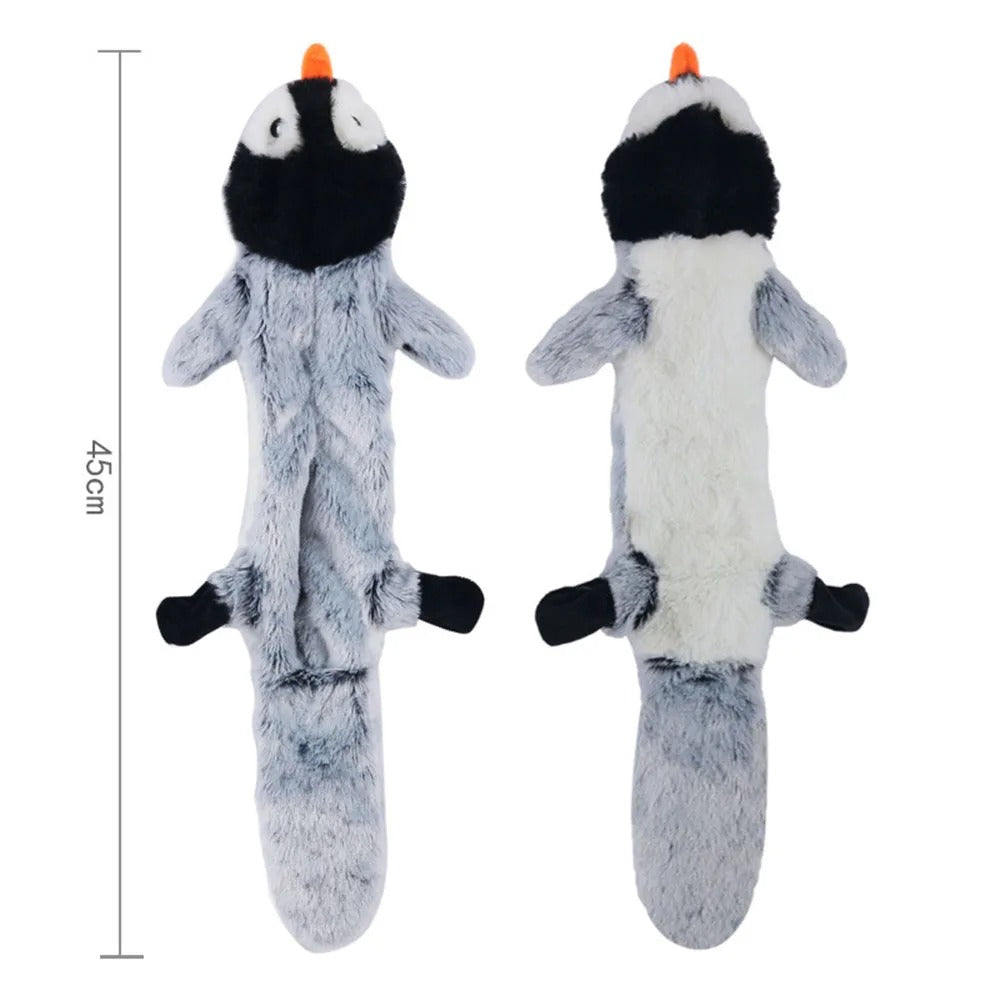 Funny Durable Animal No Stuffing Dog Toy with Squeakers