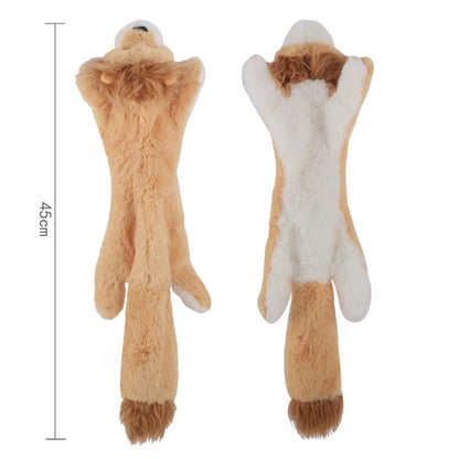 Funny Durable Animal No Stuffing Dog Toy with Squeakers