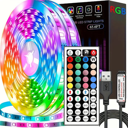 Led Strip Lights with 44 Key Remote Control