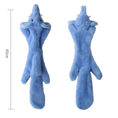 Funny Durable Animal No Stuffing Dog Toy with Squeakers