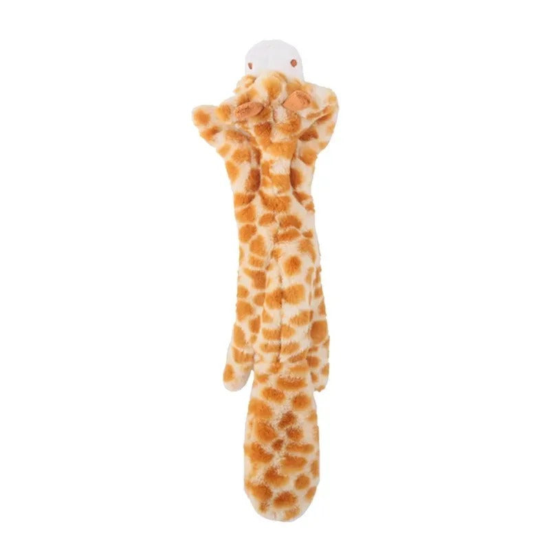 Funny Durable Animal No Stuffing Dog Toy with Squeakers