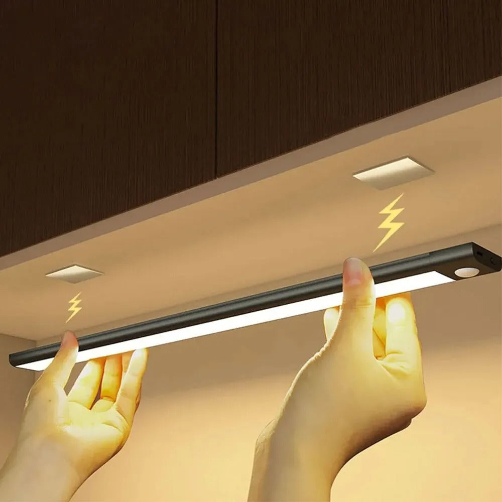 LED Adhesive Bar Light USB Type-C Rechargeable Motion detected