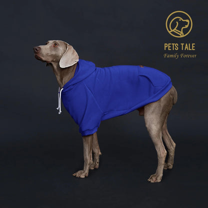 Solid Color Dog Hoodie with Pocket