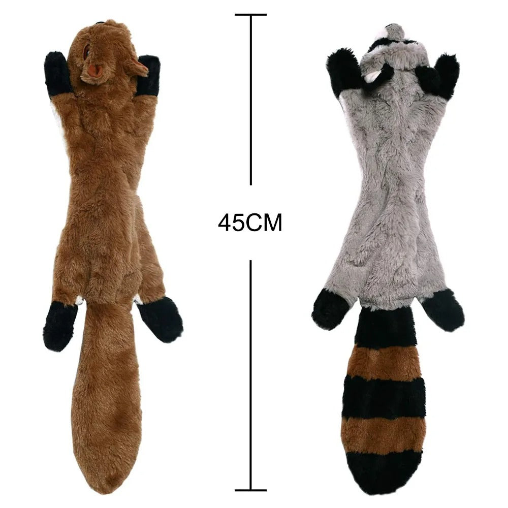 Funny Durable Animal No Stuffing Dog Toy with Squeakers