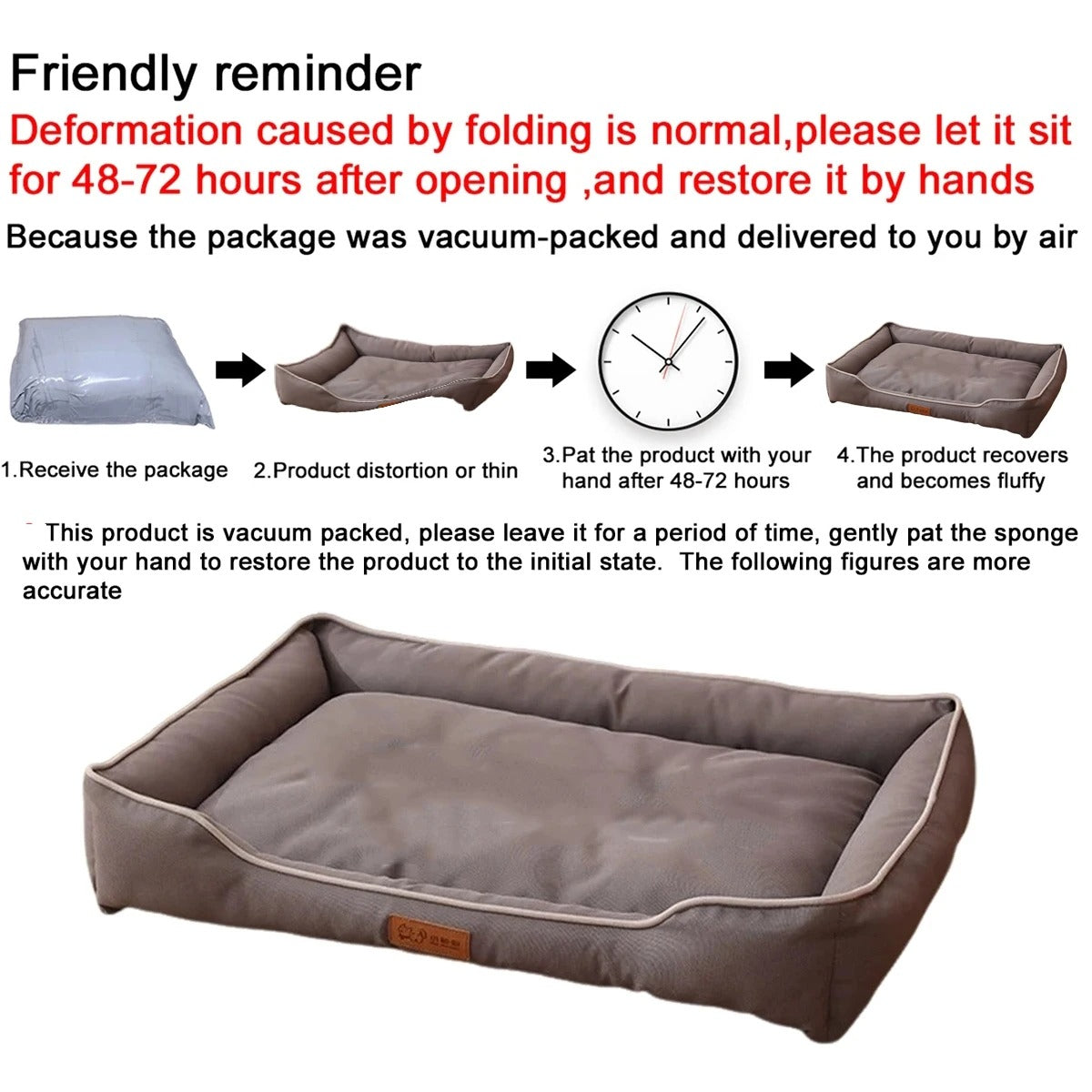 Waterproof Soft Thickened Dog Bed