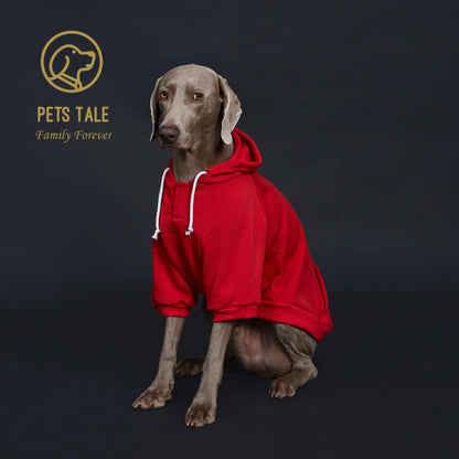 Solid Color Dog Hoodie with Pocket